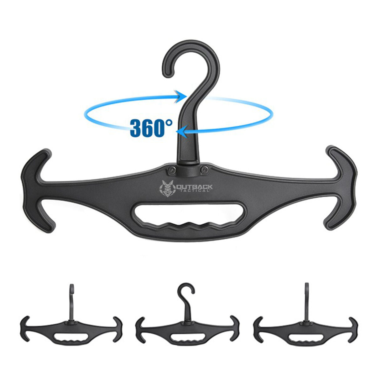 TACTICAL ROTATING HANGER - BLACK