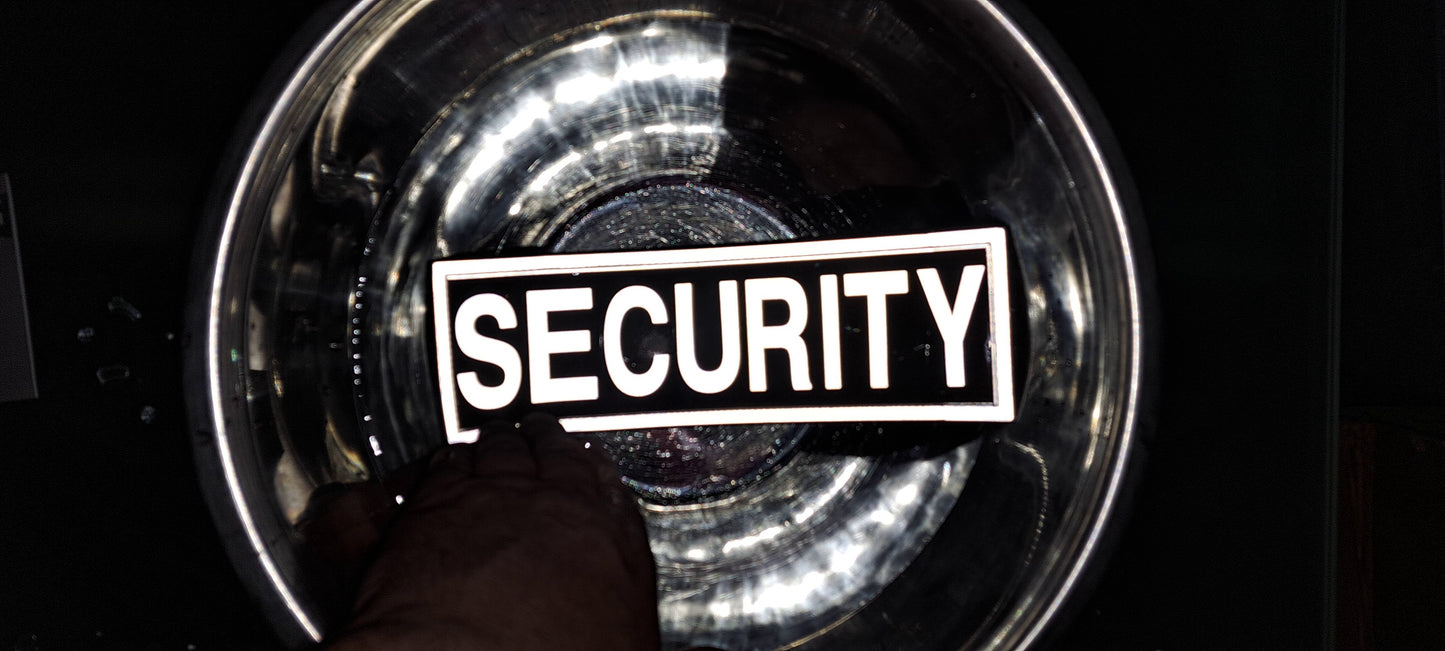 SECURITY BADGE SET COMMERCIAL GRADE