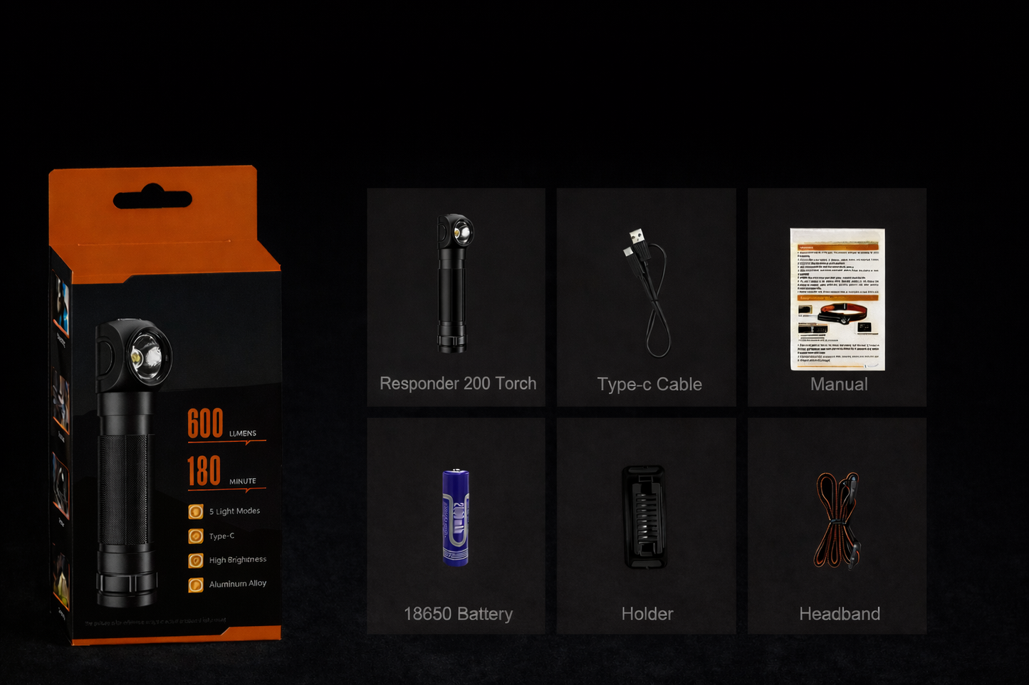 RESPONDER 200 UNIVERSAL TORCH